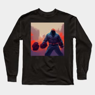 Brawler | Comics Style Long Sleeve T-Shirt